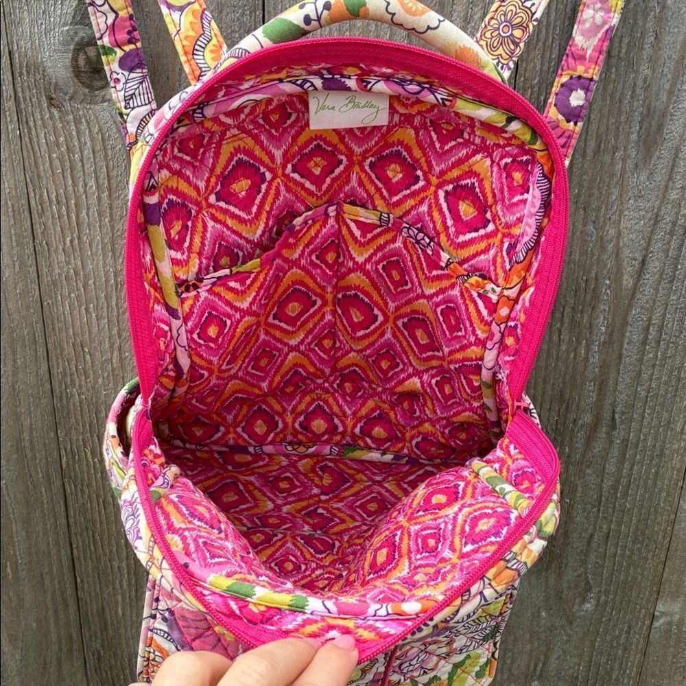 Vera Bradley Multicolor Patterned Backpack - Picture 2 of 16